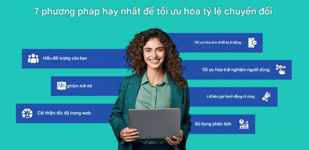 7 phương pháp tối ưu hóa tỷ lệ chuyển đổi tốt nhất là gì?