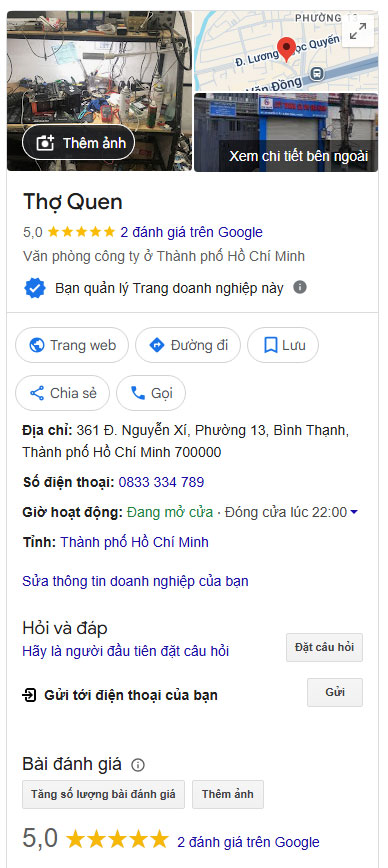 8 mẹo seo google maps hiệu quả tối ưu hóa hồ sơ Google Business