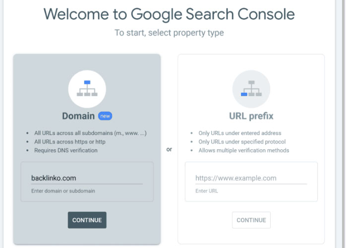 Bảng điều khiển tìm kiếm của Google