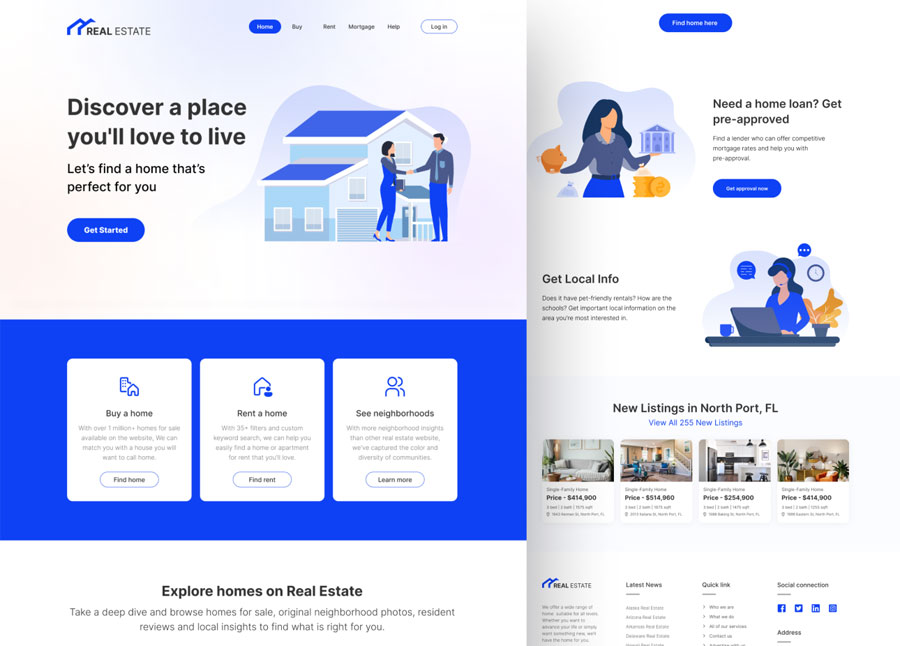 Cách thiết kế landing page bất động sản có tỷ lệ chuyển đổi cao