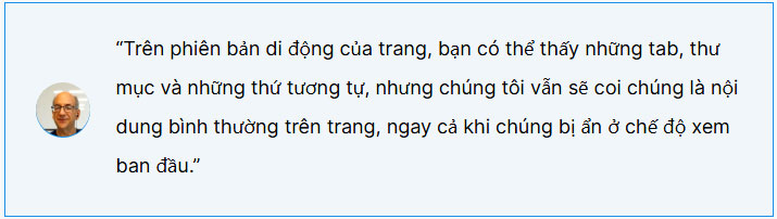 Cho phép người dùng di động xem tất cả