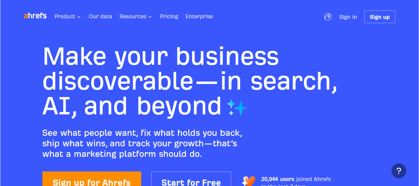 Công cụ seo tự động Ahrefs