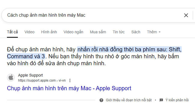 Seo vị trí số 0 (Đoạn trích nổi bật) Những nội dung được ưu tiên ở vị trí này