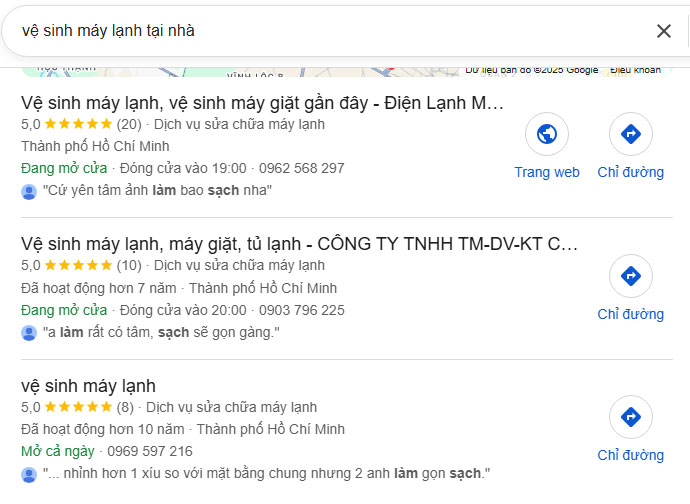 Hướng dẫn seo web cung cấp các dịch vụ tại nhà