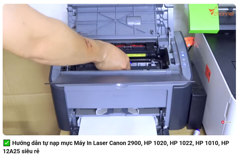 Hướng dẫn thay mực máy in