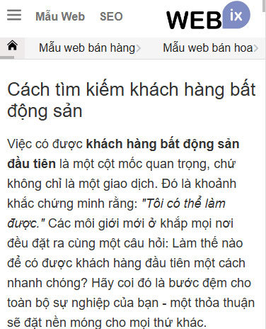 Làm cho nội dung của bạn cực kỳ dễ đọc trên điện thoại