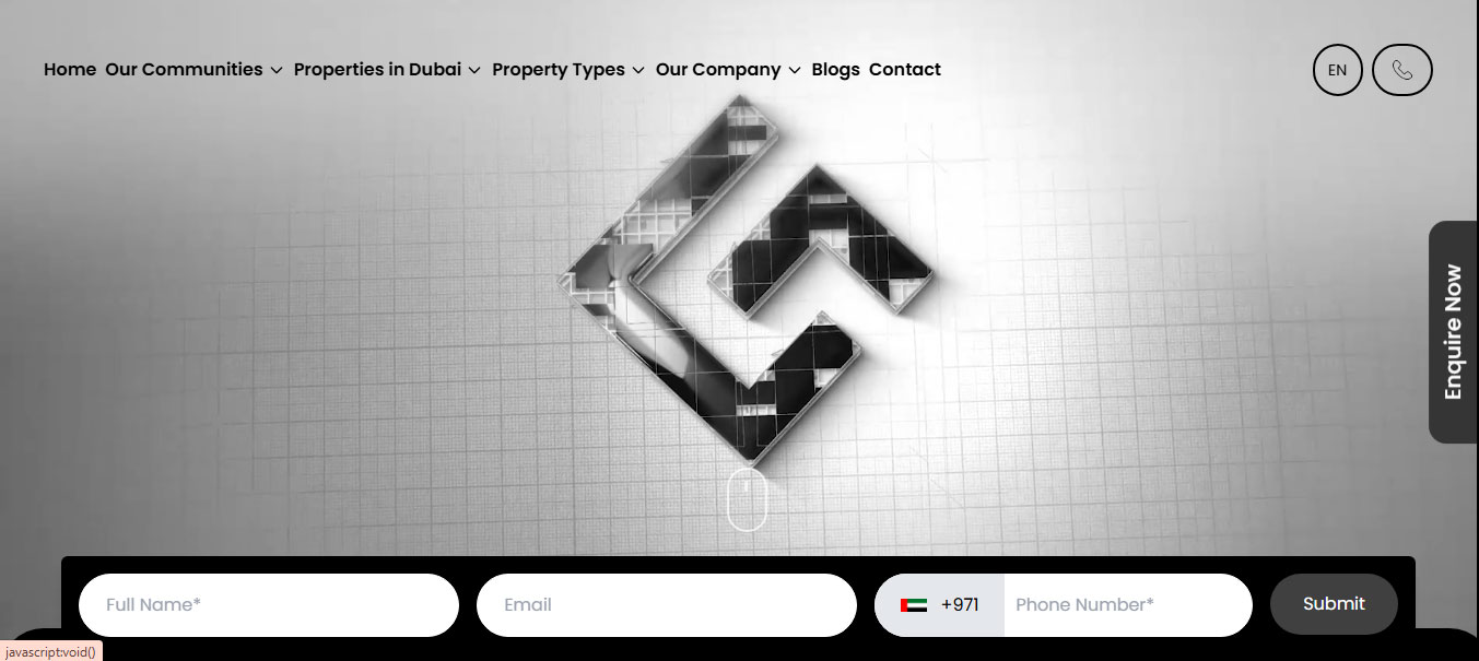 Mẫu Landing page bất động sản gulflandproperty