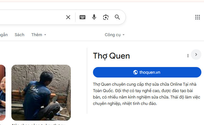 Liên kết trực tiếp từ google