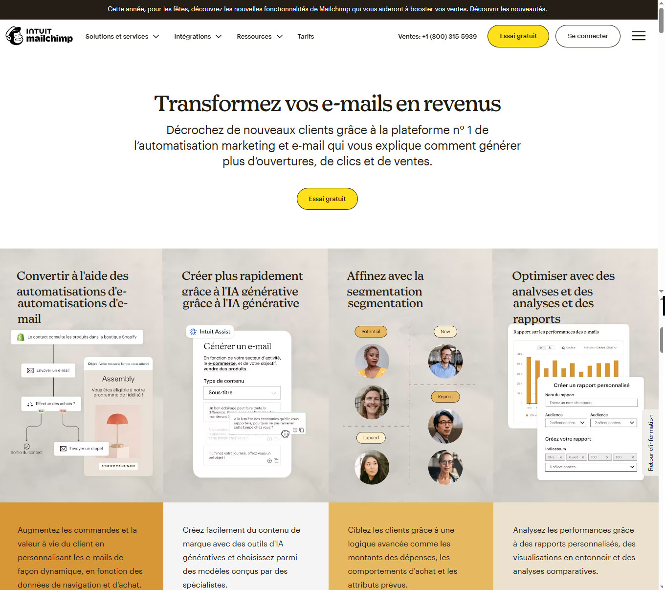 Landing page mailchimp