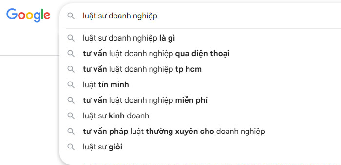 nghiên cứu từ khóa với google