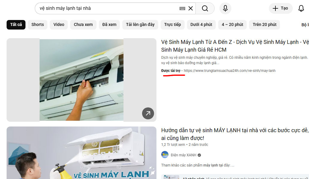 Quảng cáo trên mạng xã hội tìm kiếm khách hàng cho dịch vụ tại nhà