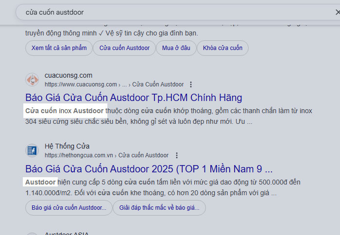 Sử dụng mô tả meta độc đáo và có liên quan