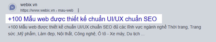 Tối ưu hóa thẻ tiêu đề và mô tả