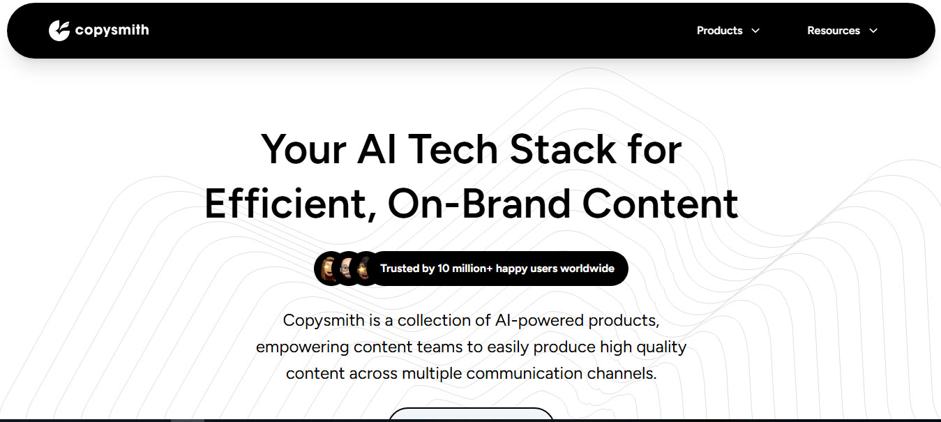 Tạo Landing Page bằng AI copysmith