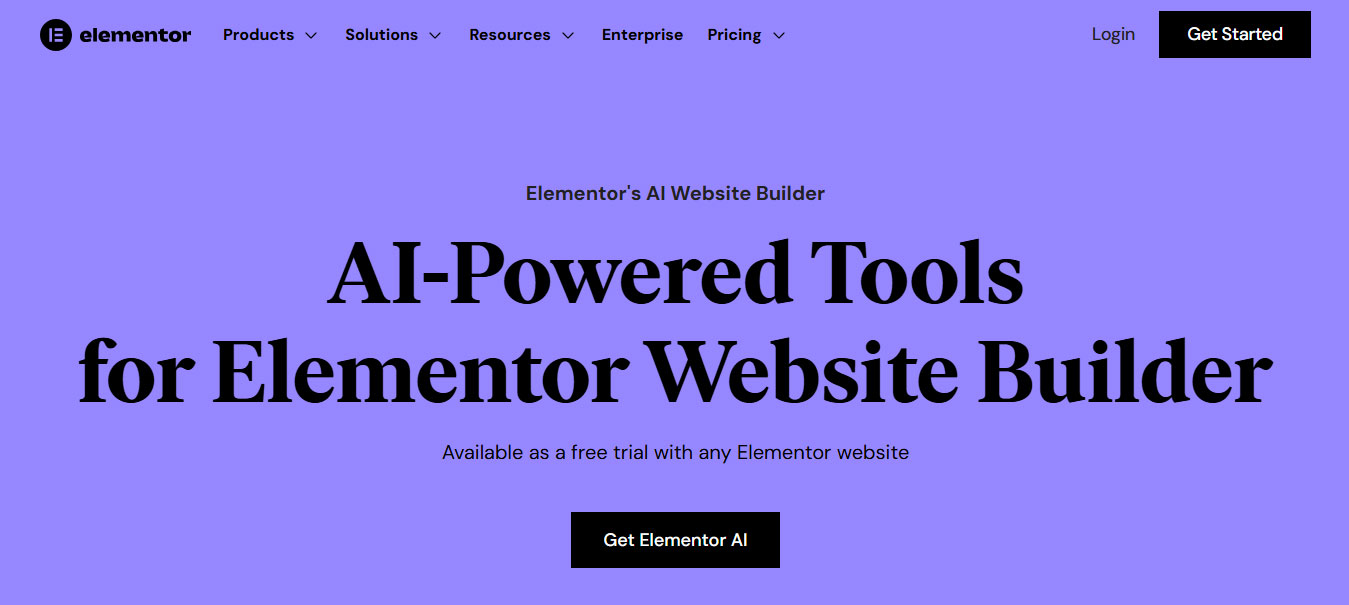 Tạo Landing Page bằng AI Elementor AI