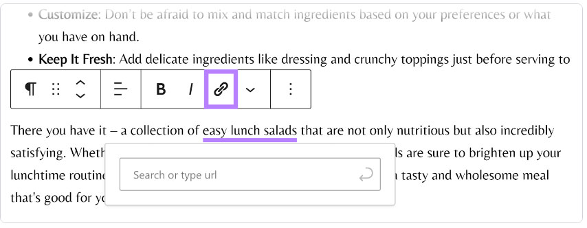 Thêm liên kết nội bộ