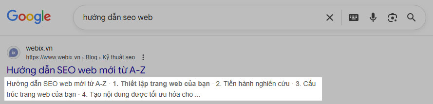 Thêm mô tả description cho bài viết