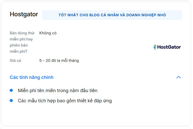 Thiết kế web HostGator