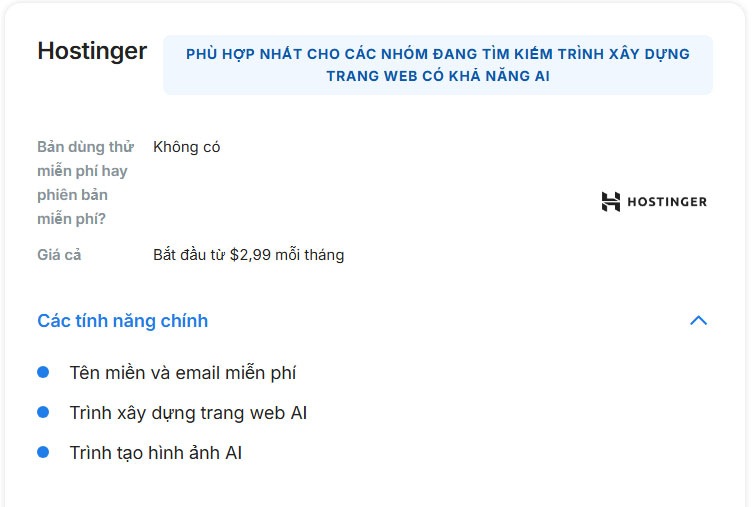 Thiết kế web Hostinger