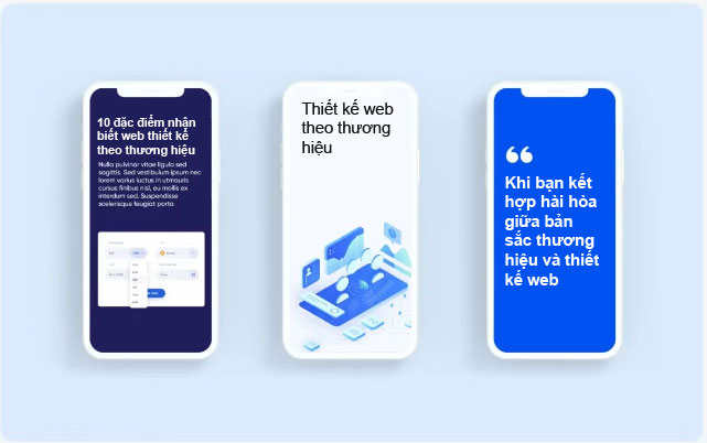 Thiết kế web theo thương hiệu chuẩn seo chuẩn IX