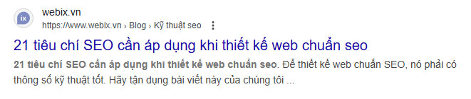 Thẻ tiêu đề 57 ký tự