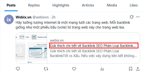 Thẻ tiêu đề trong bài đăng trên mạng xã hội