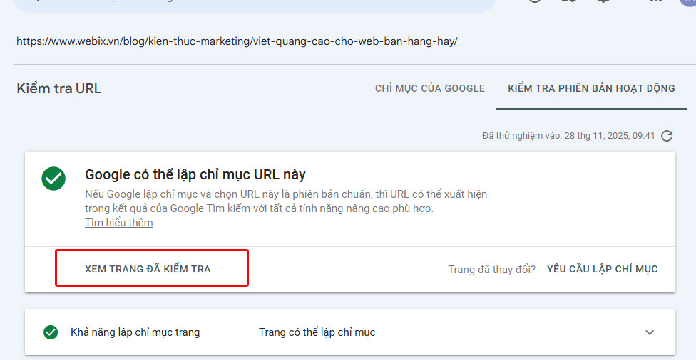 Tìm nạp như Google