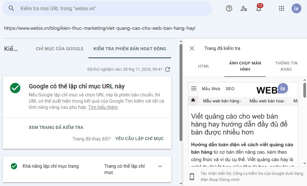 Tìm nạp như Google