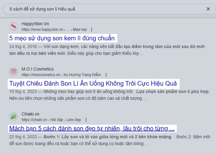 Tối ưu hóa tiêu đề của bạn