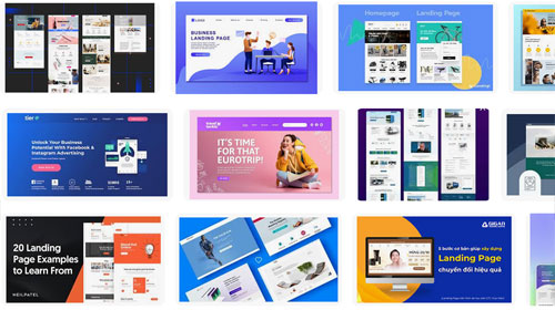 Top 28 mẫu landing page thiết kế đẹp tỷ lệ chuyển đổi cao 2026