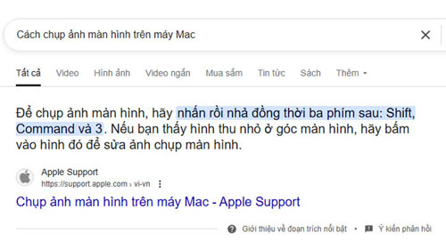 Seo vị trí số 0 (Đoạn trích nổi bật) Những nội dung được ưu tiên ở vị trí này