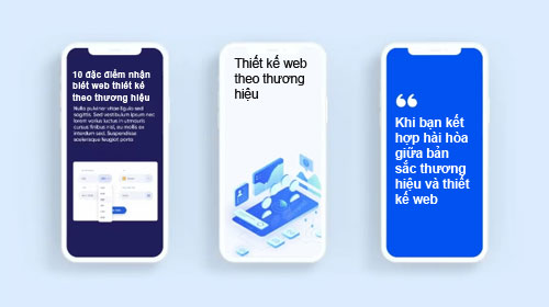 Thiết kế web theo thương hiệu chuẩn seo chuẩn IX