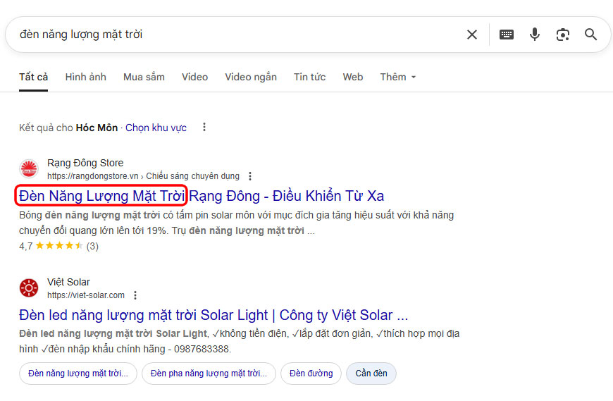 Tối ưu hóa thẻ tiêu đề