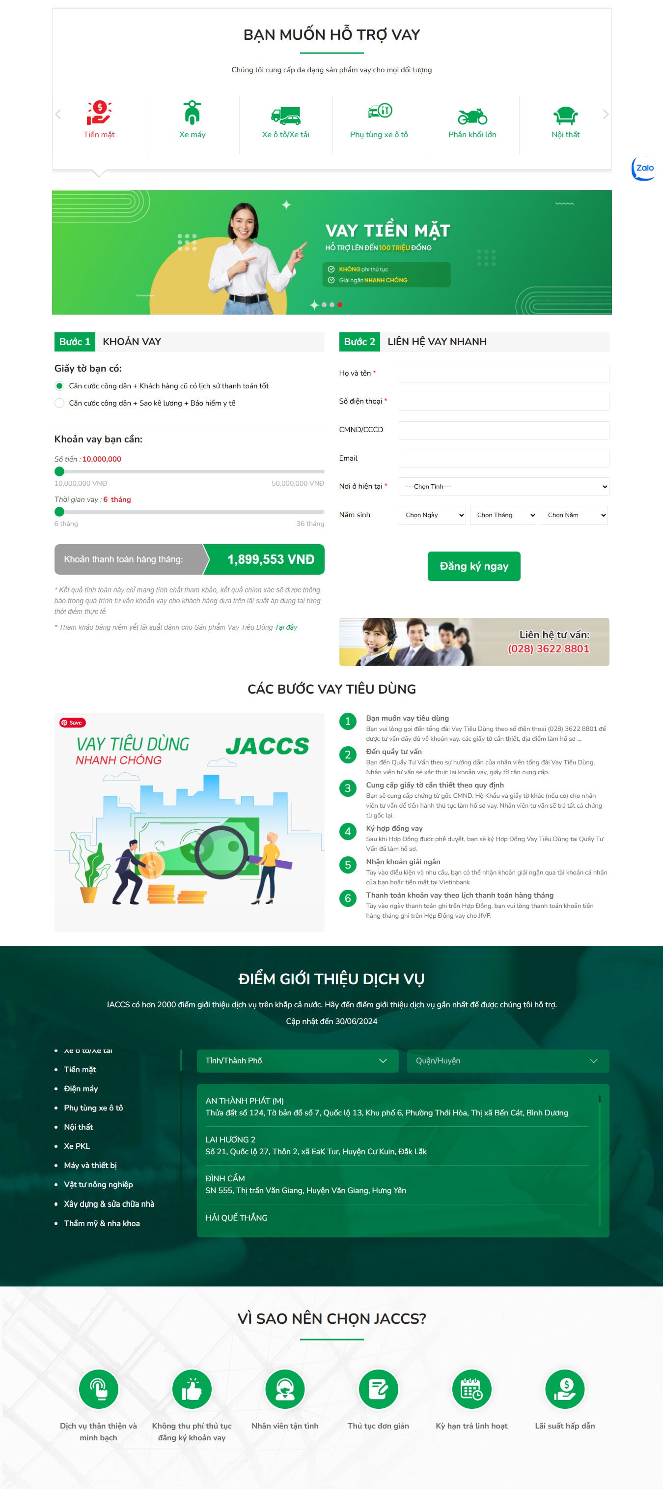 Giới thiệu mẫu web landing page