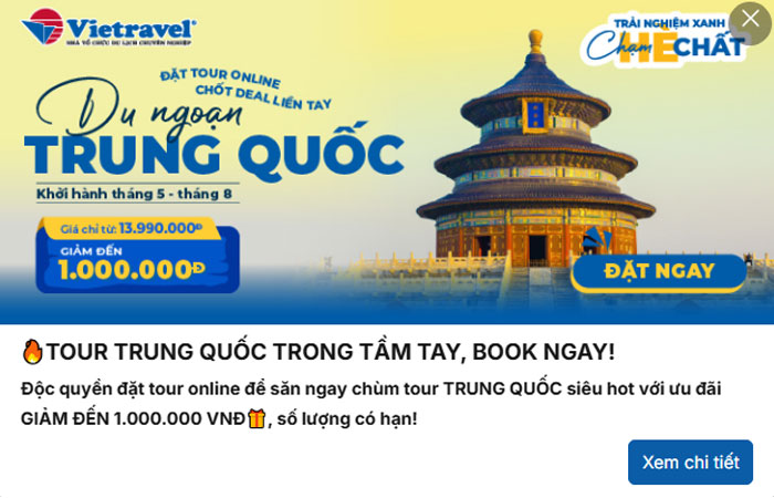 Marketing cho web du lịch