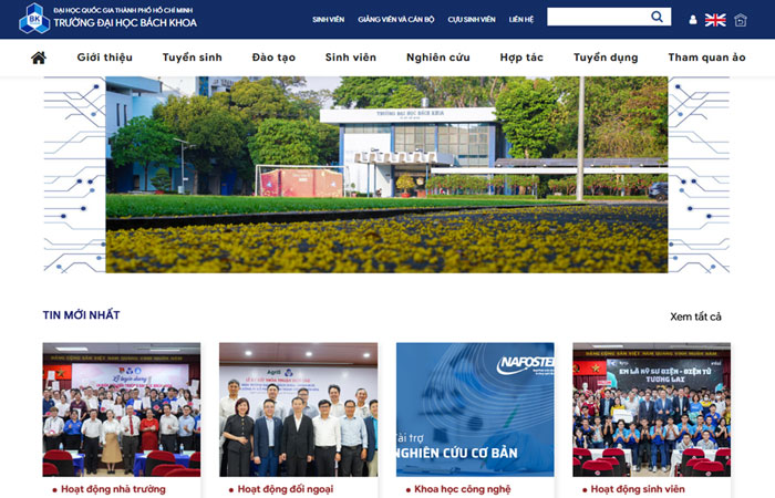Mẫu web giáo dục thiết kế đẹp