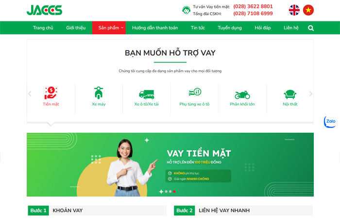 Mẫu web landing page đẹp